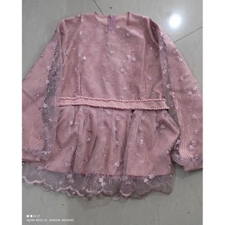  kebaya  pagar  ayu  lesti full furing kebaya  aja Shopee 