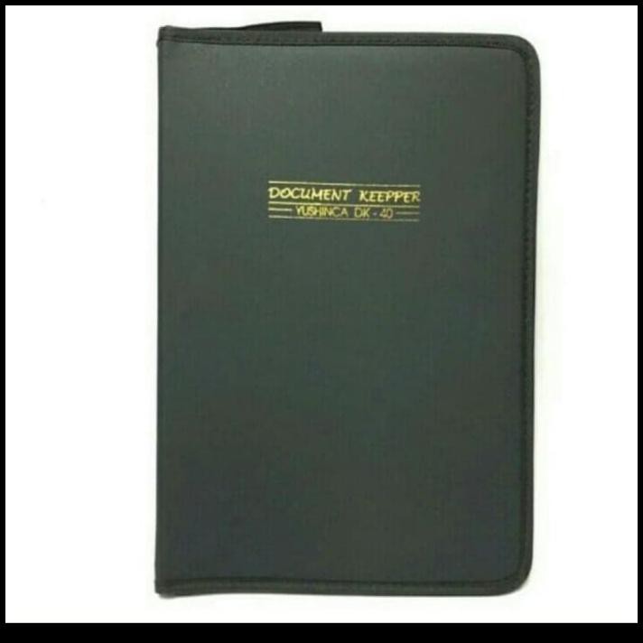 

Document Keeper Yushinca Dk-40 (40 Pocket) - Map Dokumen - Hitam, Folio