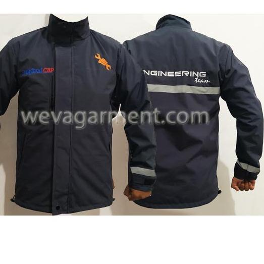 Bahan Kain Jaket Parasut Goretex 3 Layer Abu Tua ...