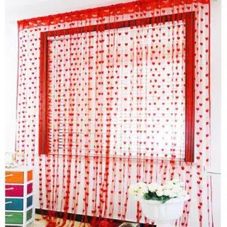 R041 Tirai Benang Gorden Motif Love Korea Dekorasi Pintu R041 Tirai Benang Gorden Motif Love Korea Dekorasi Pintu