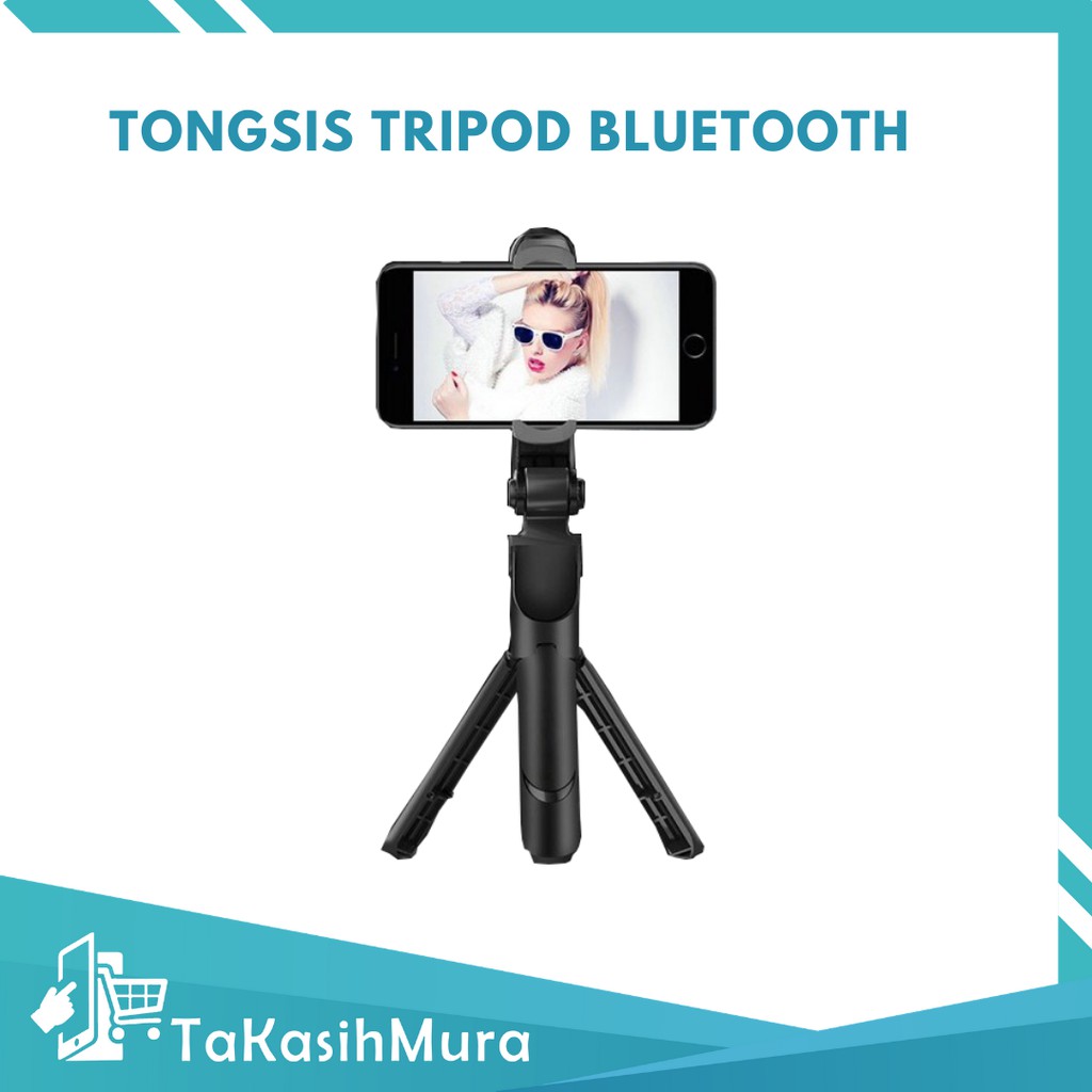 Tongsis Wireless XT-09S Selfie Stick dan Tripod Bluetooth