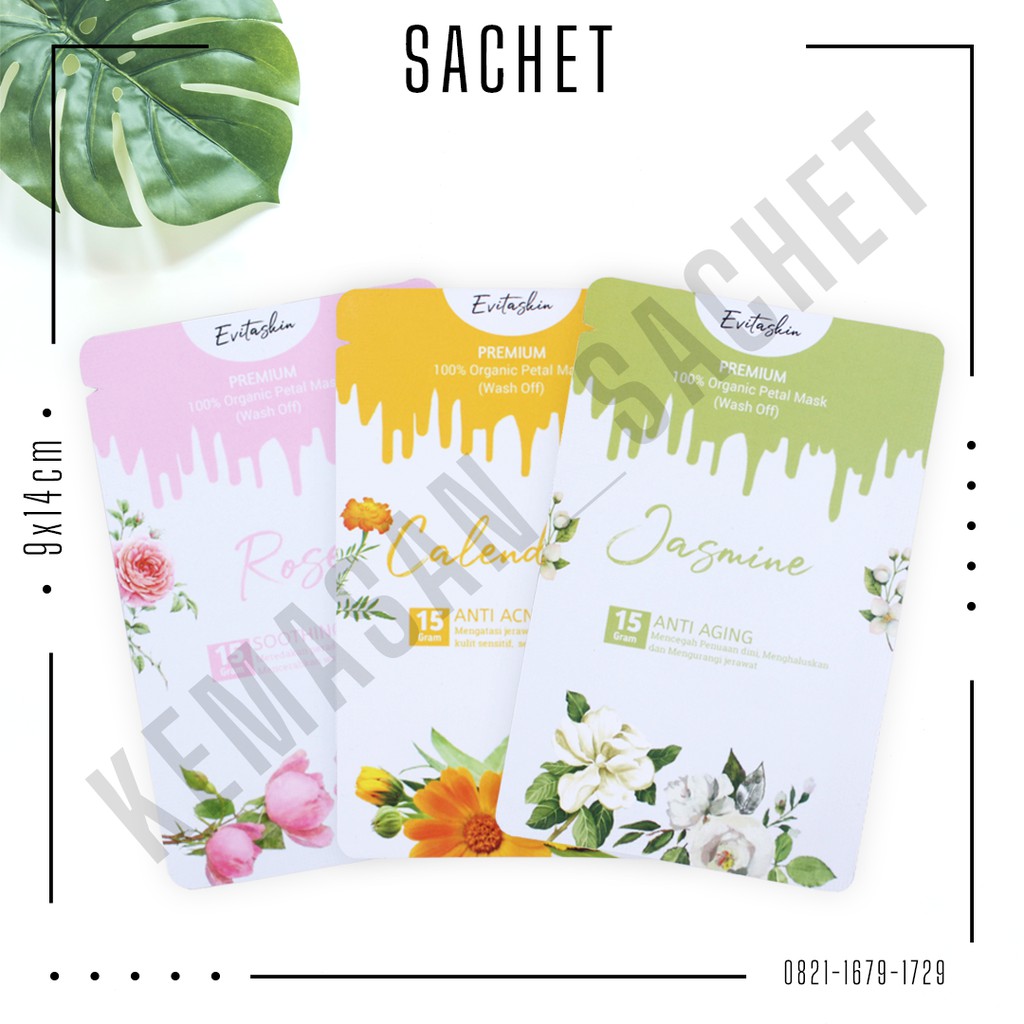 Cetak Kemasan Sachet Full Print Ukuran 9x14
