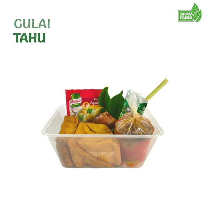 

PAKET SEGAR GULAI TAHU Lengkap!