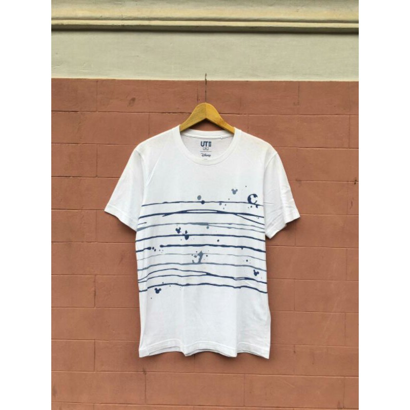 baju kaos uniqlo putih size m second bekas ori preloved murah t shirt