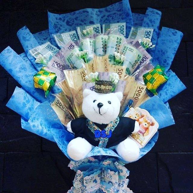 Buket Uang MBD-1000 Money Bouquet Ied Mubarak Idul fitri