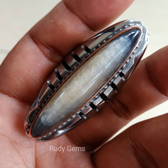 BATU PANDAN KAPAS RING MONEL 8