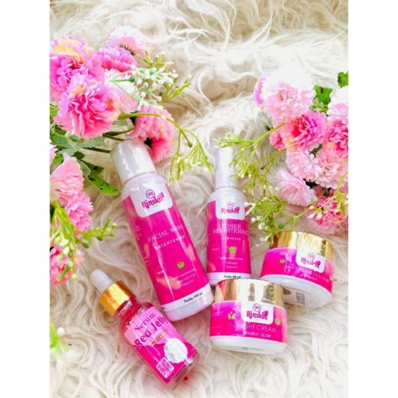 PAKET SKINCARE/PELICIN PEMUTIH WAJAH RJN SKINCARE /NR GLOW BPOM