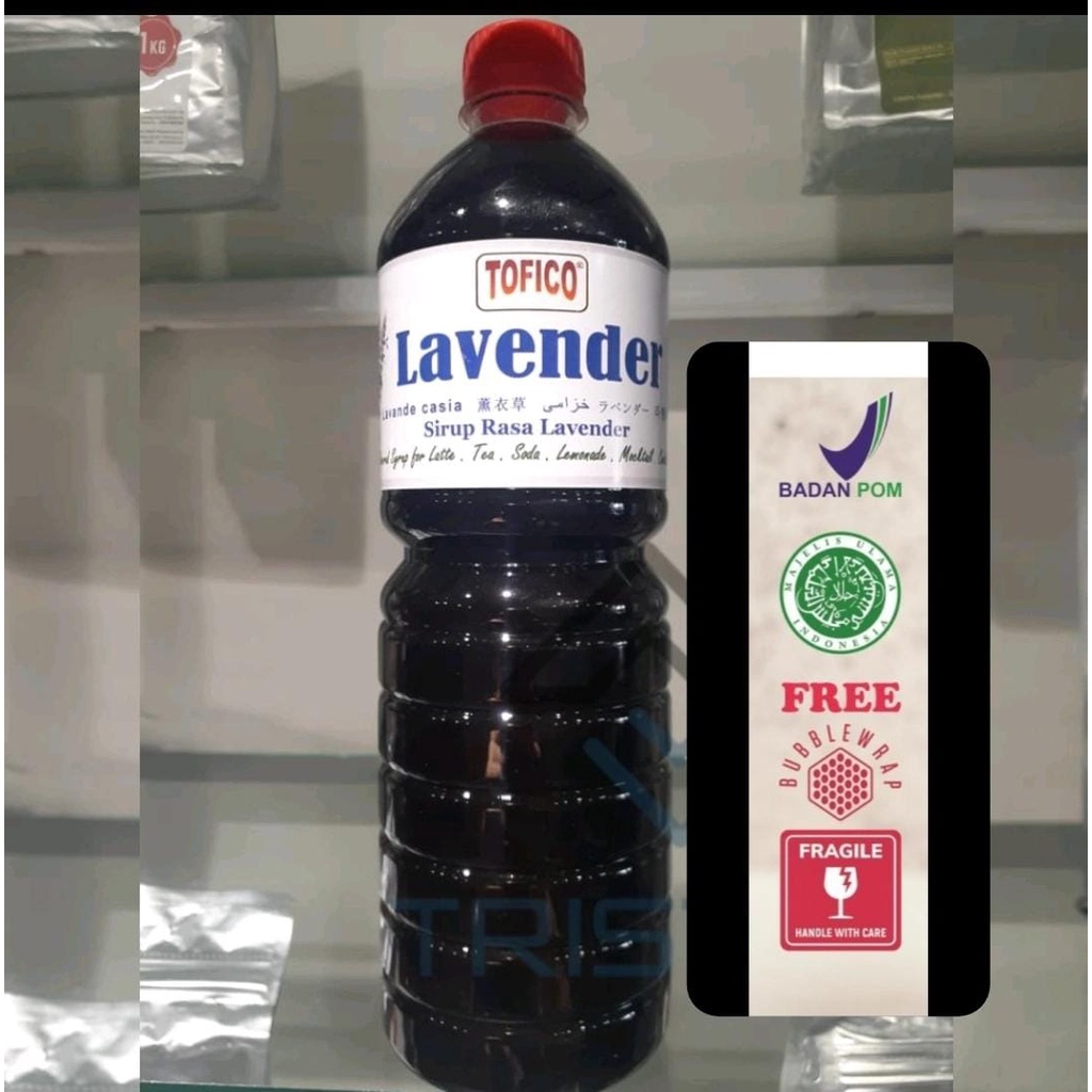 

Tofico Syrup lavender Natural Flavour 1 Liter Tofico sirup lavender
