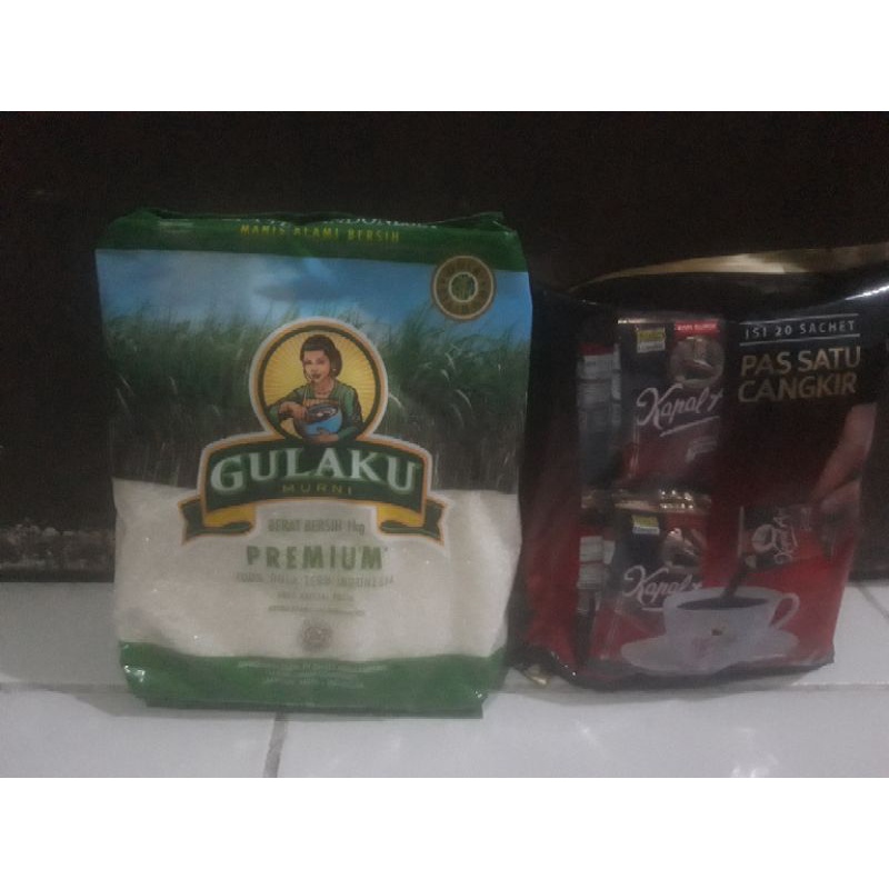 

Kopi hitam plus gula