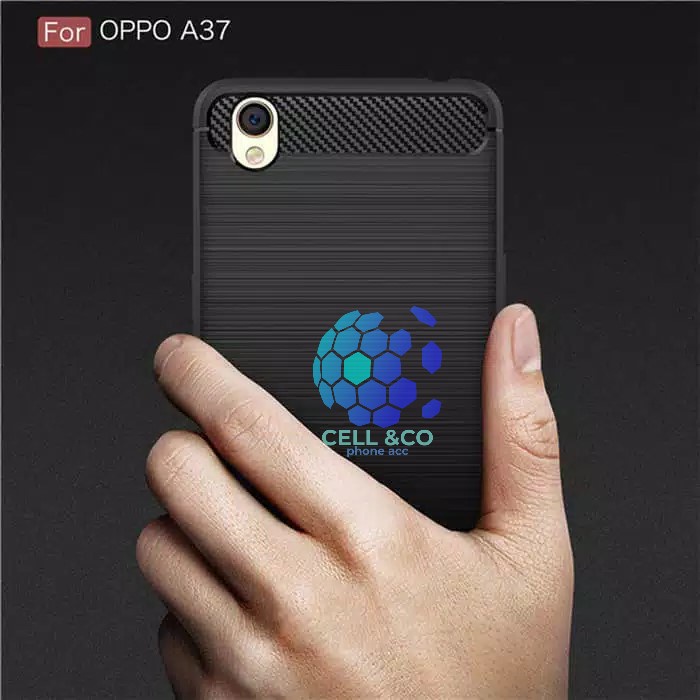 CASE CARBON OPPO A37 NEO 9 casing hp silikon softcase case premium carbon cover