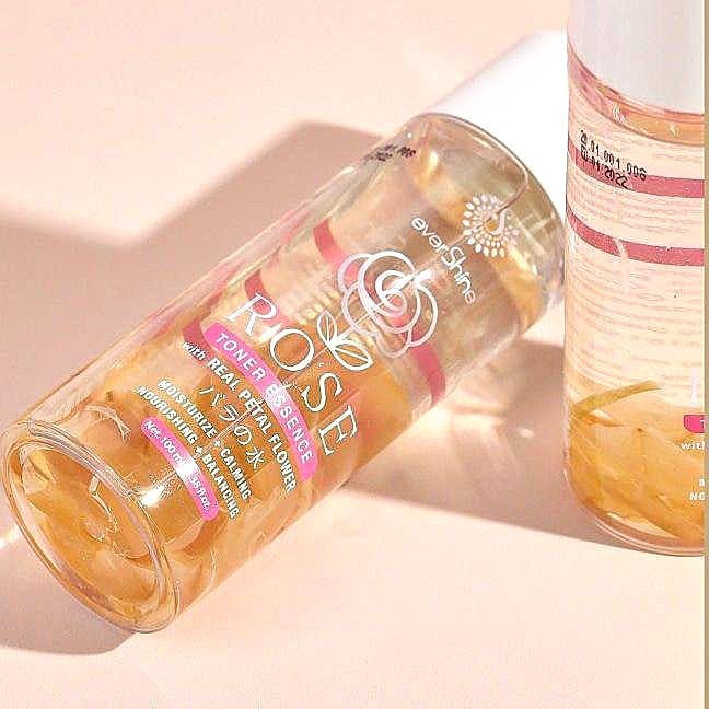 Toner Untuk Kulit Berjerawat Rose Toner Essence With Real Petal Flower Air Mawar Asli Shopee Indonesia