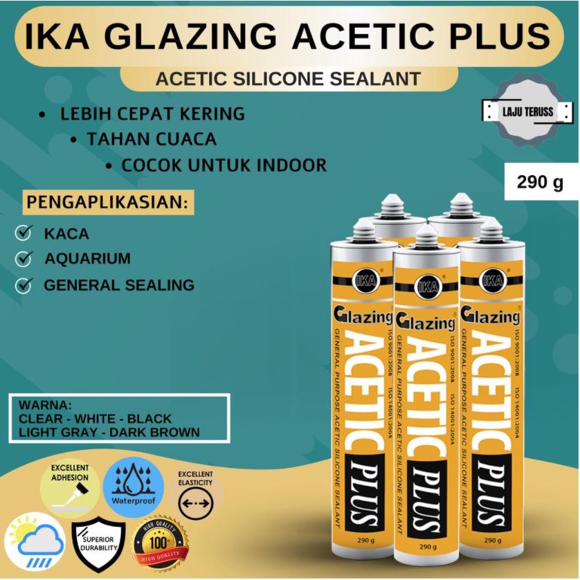 TRUESEAL Silicone Sealent NEUTRAL Lem Kaca Silikon Asam skls dextone