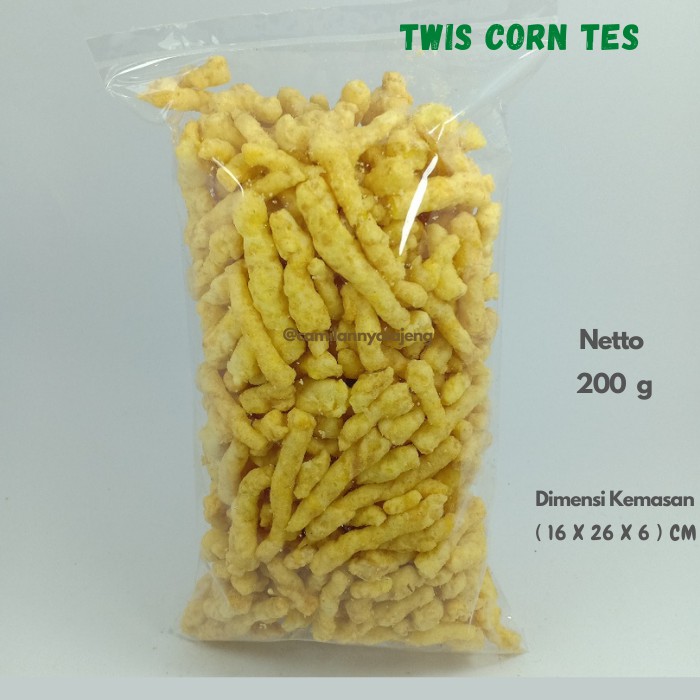 

Twis Corn Jagung Panggang Rasa BBQ TES Camilan Kiloan Curah 200 g