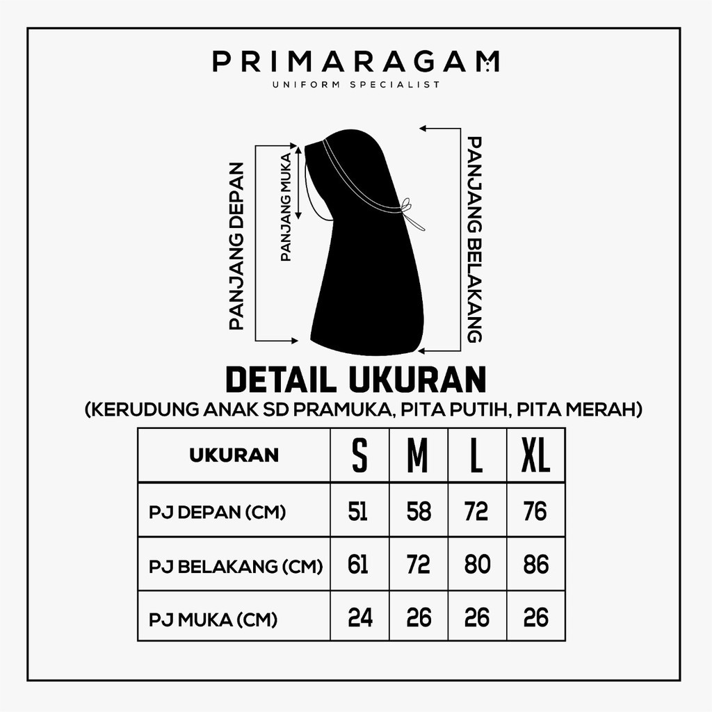 Kerudung pramuka sd kerudung sekolah coklat sd kerudung sd coklat kerudung coklat sd ssd-033