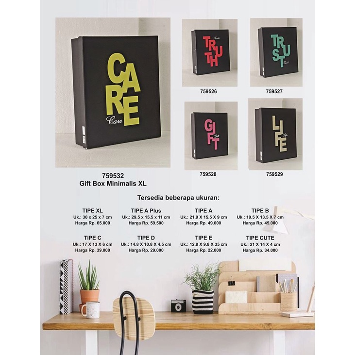 

Kotak kado/Kotak Hadiah/Gift Box Minimalis XL_Care