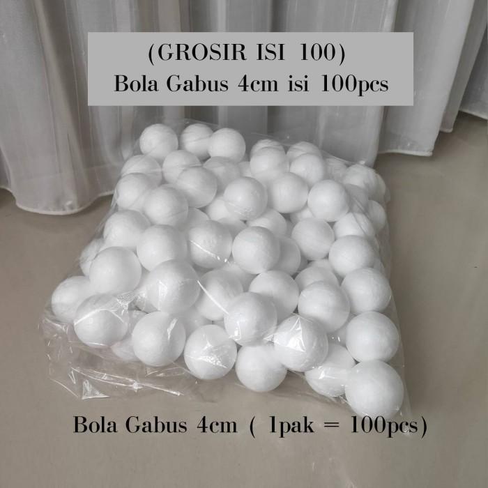 

Bola Gabus 4cm / Bola Gabus Styrofoam diameter 4cm HARGA GROSIR 100 pc