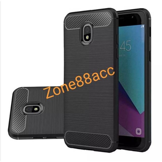 Silicon Case SAMSUNG J3 Pro Softcase iPAKY Carbon Casing Cover TPU