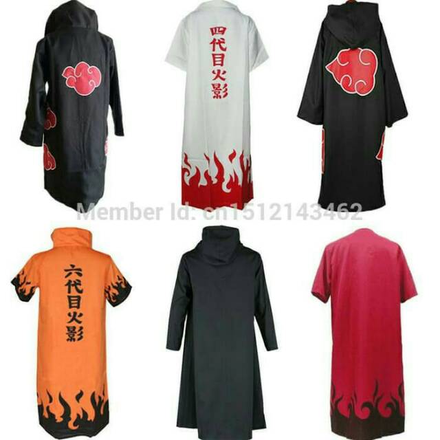 Jubah Anime Naruto 6 Model Shopee Indonesia