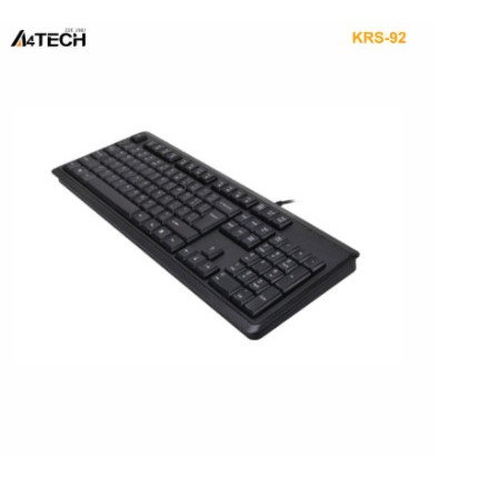 Keyboard a4tech wired usb 2.0 Natural-A 104 key round edge silent krs-92 krs92