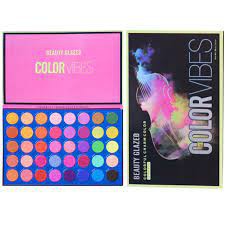 Beauty Glazed Color Vibes Eyeshadow Pallete Eyeshadow Palet Eyeshadow Matte Eyeshadow Beauty Glazed