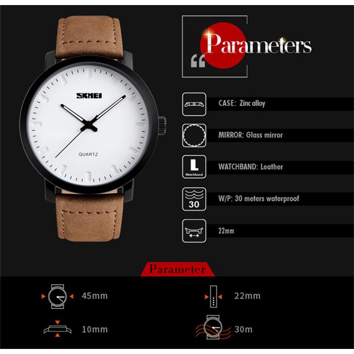 

Promo Terbatas - Jam Tangan Pria Skmei Rolex Gentle Coklat 1196 Original Murah Impor - Cokelat Muda