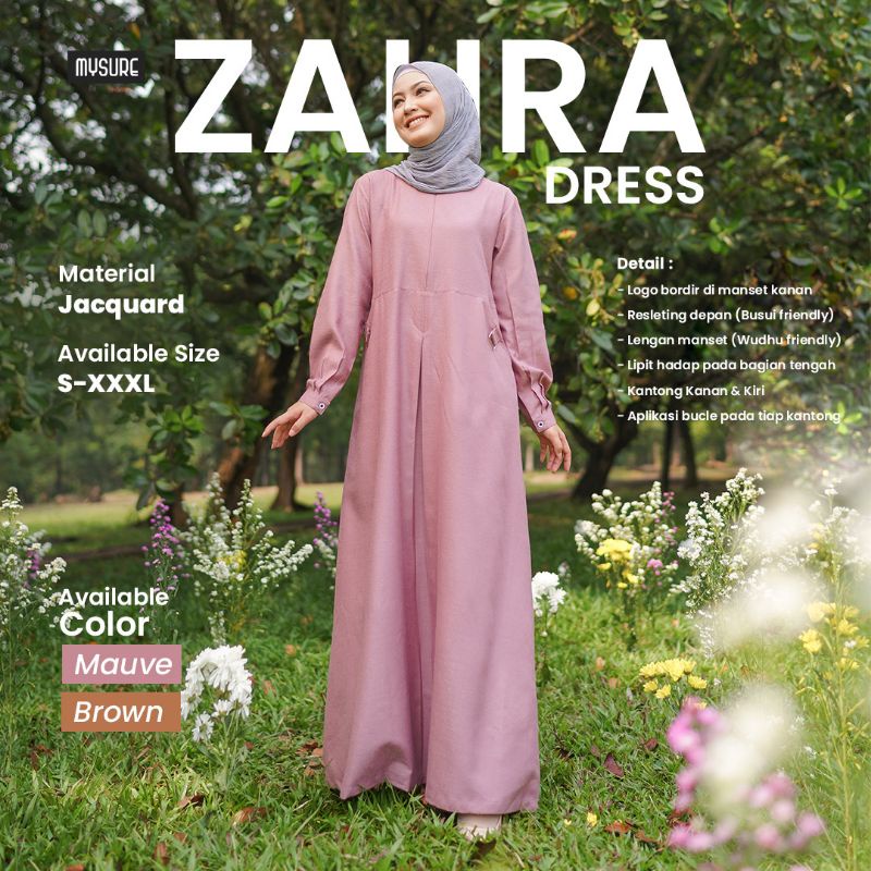 ZAHRA dress MYSURE_gamis Remaja, gamis Jumbo, gamis BUSUI