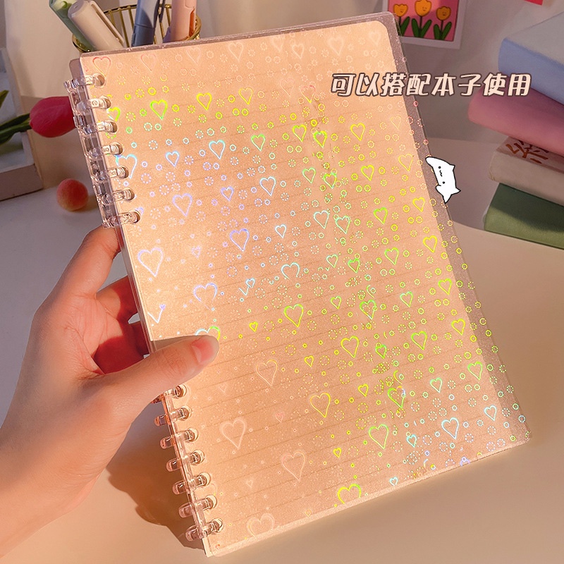 5pcs / set Stiker Pvc Laser Reflektif Anti Air Untuk Dekorasi Scrapbook / Jurnal / Planner