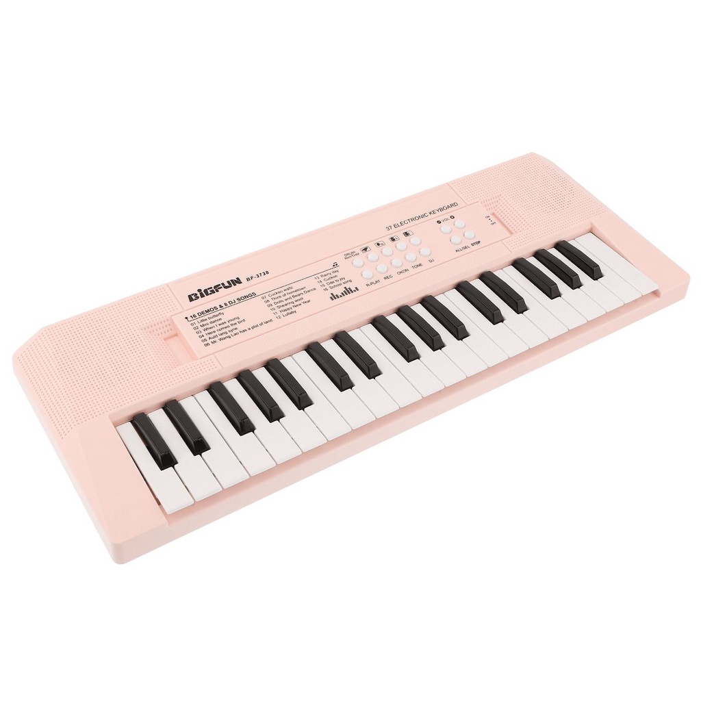 Keyboard Piano Digital Elektronik 2 Warna Dengan Mikrofon Untuk Hadiah Anak