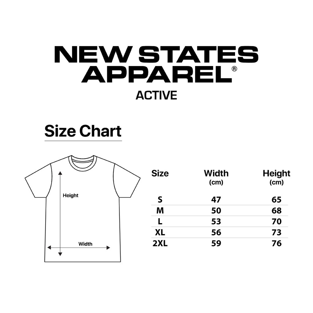 Kaos polos Dri-fit New States Apparel T-shirt 2701