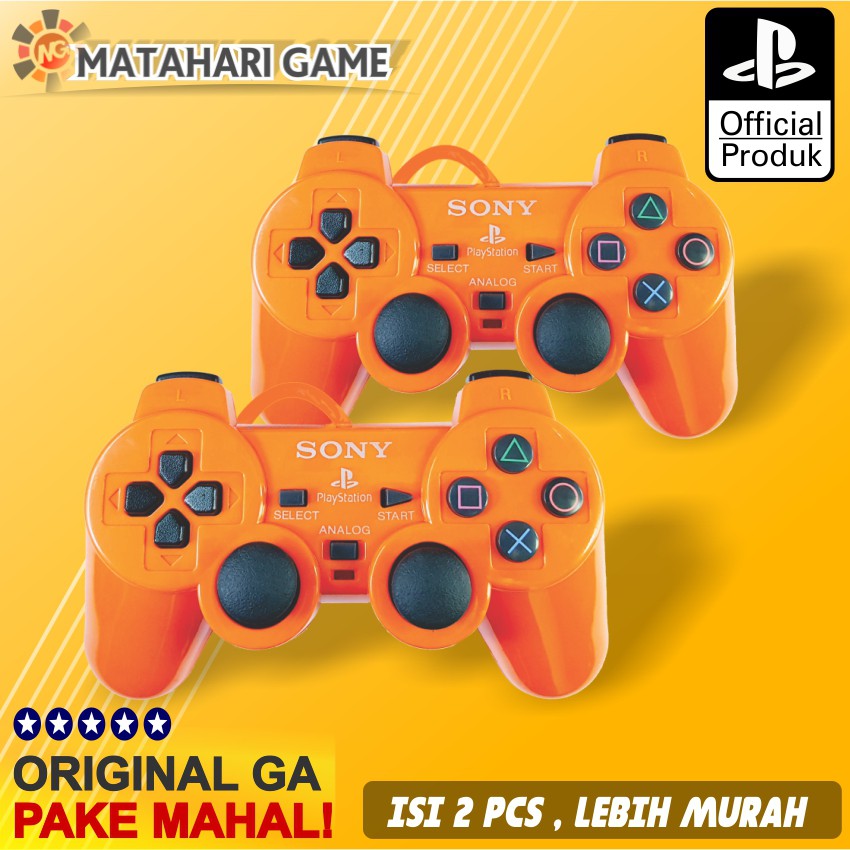 [ Sale 2 Pcs ] Stik Stick PS2 Dualshock Getar - Semi Original Kualitas Terjamin 100%