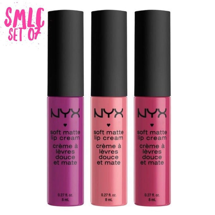 DISKON - NYX Soft Matte Lip Cream Set 07 (isi 3 pcs)