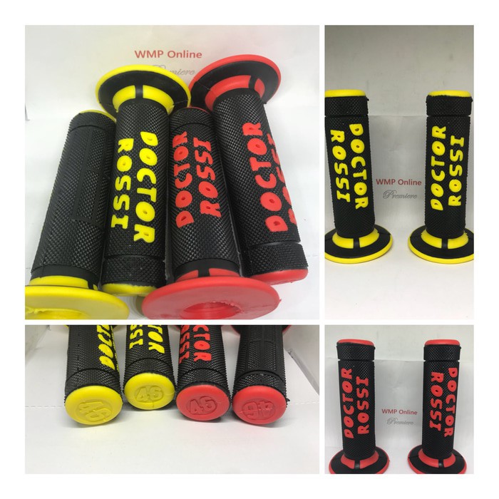 Handgrip Karet Doctor Rossi Lebar Set Grip Hanfat WREX 0137