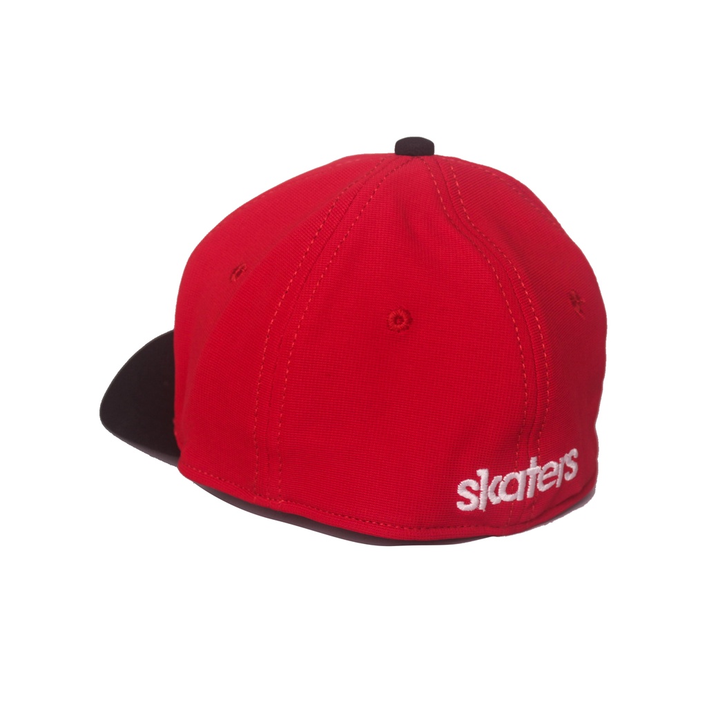 TOPI BUILT UP SKATERS UA052 MERAH-HITAM