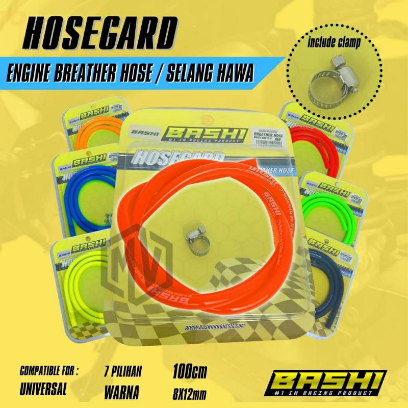 SELANG HAWA SELANG AIR FILTER MOTOR MATIC BASHI BY EARLS SELANG HAWA MIO BEAT SCOOPY NMAX PCX AEROX VARIO150 DLL