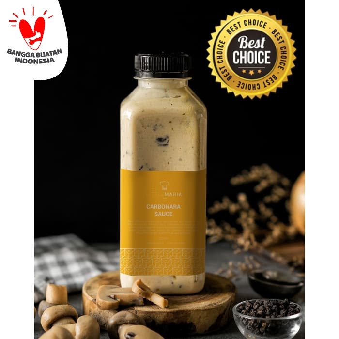 

SAUS-DRESSING- LITTLEMARIA CARBONARA SAUCE/SAUS CARBONARA 500G -SAUS-DRESSING.