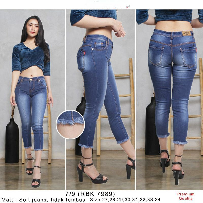 CELANA CEWE 7/9 TULANG RAWIS 7989