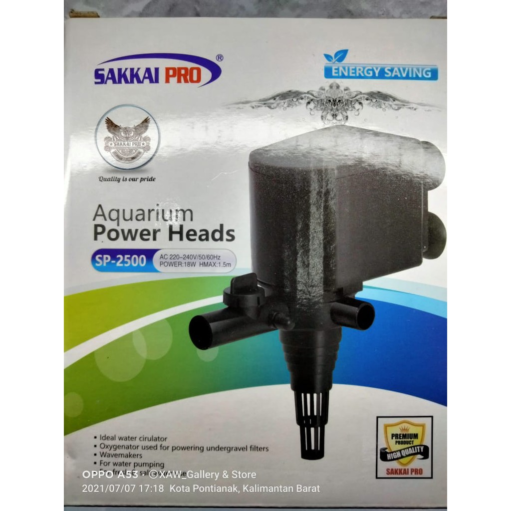 Mesin Filter Power Head Sakkai Pro Sp-2500