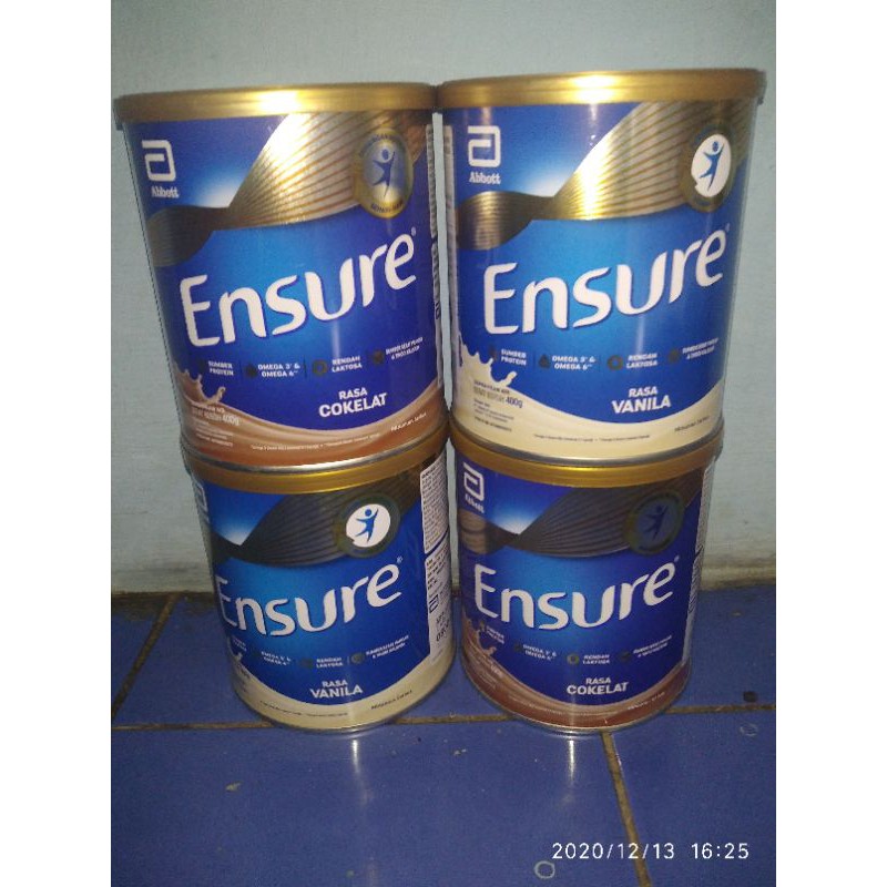 

ENSURE VANILA/COKLAT 400 GR