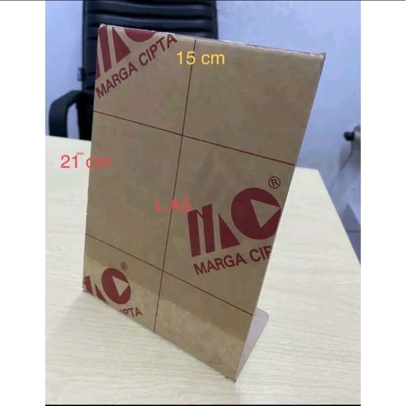 Akrilik Tent Card A5 1sisi