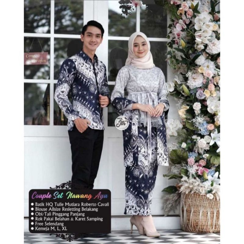 Kebaya brukat couple | Kebaya couple