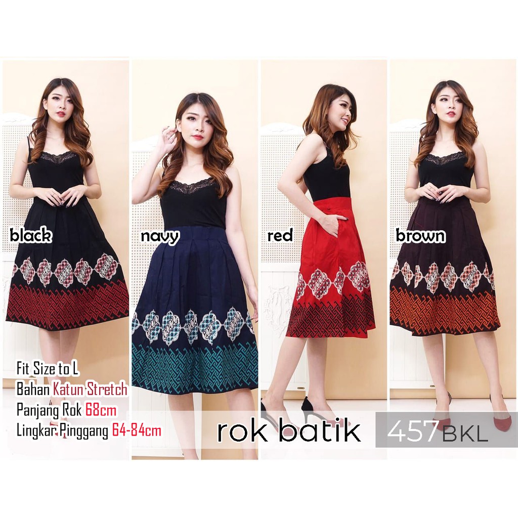 Rok Batik - Bawahan Batik - Batik Stretch 457-BKL