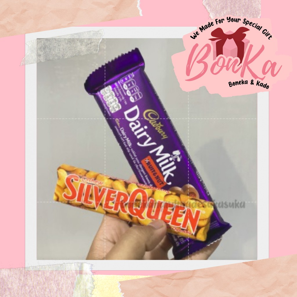 

COKLAT 30gr dan COKLAT 60gr |Coklat | Cokelat | Cadbury Dairy Milk | Coklat Cadbury | Silverqueen | Chocolate | HALAL MUI | Coklat Batangan | Coklat Batang | Murah | Termurah | Tambahan Untuk Kado Ulang Tahun Hampers Anniversary Hadiah Ultah Kejutan