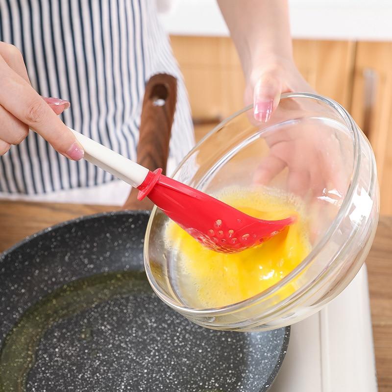 Creative Multifunctional Grinding Cooking Spoon,Mashing and Draining Colander Grinding Ginger Kitchen Gadgets