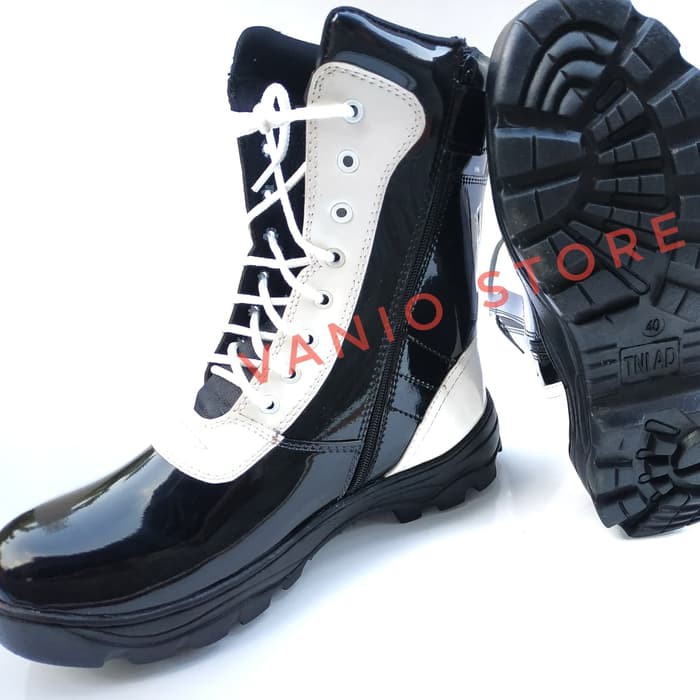 Terlaris SEPATU PDL PROVOS POLRI KULIT KILAP