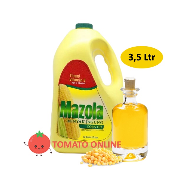 Mazola Mazzola / Corn Oil Minyak Goreng Jagung / 3,5 Liter lt L 3,5lt