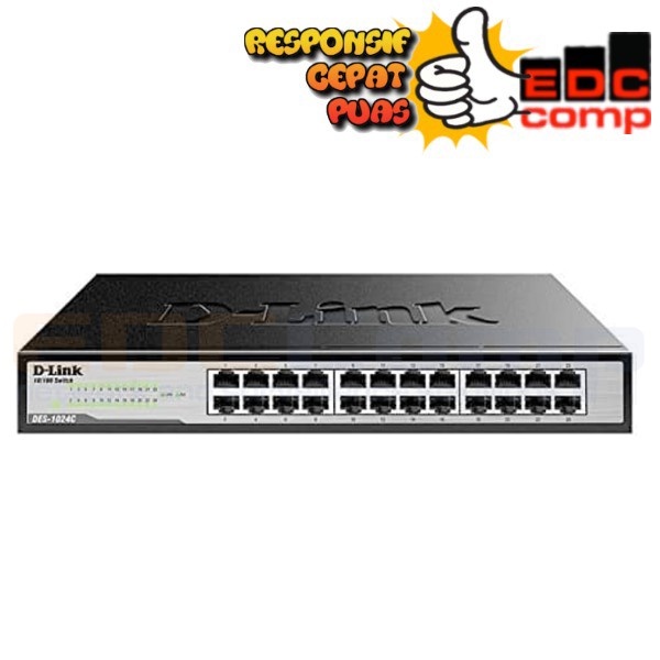 DLink DGS-1024C 24Port Gigabit Desktop Rackmount Switch