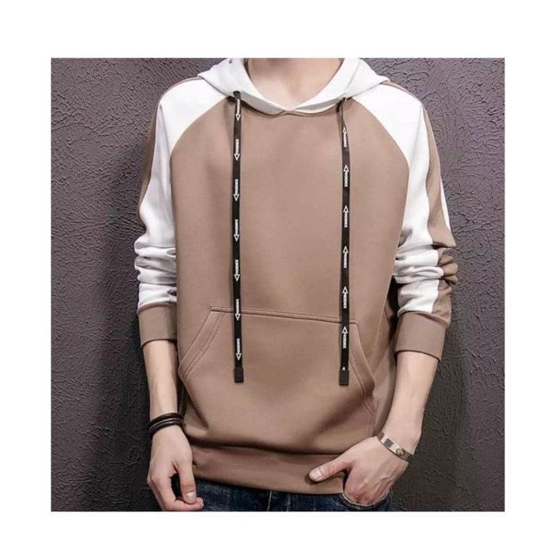 READY! HOODIE DISTRO POLOS 2 WARNA COKSU &amp; PUTIH size L