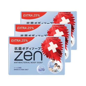 Paket Hemat Sabun ZEN Batang 70g (1 Pack isi 4 Pcs) ZEN Antibacterial Bar Soap | Sabun Batang Mandi Kesehatan