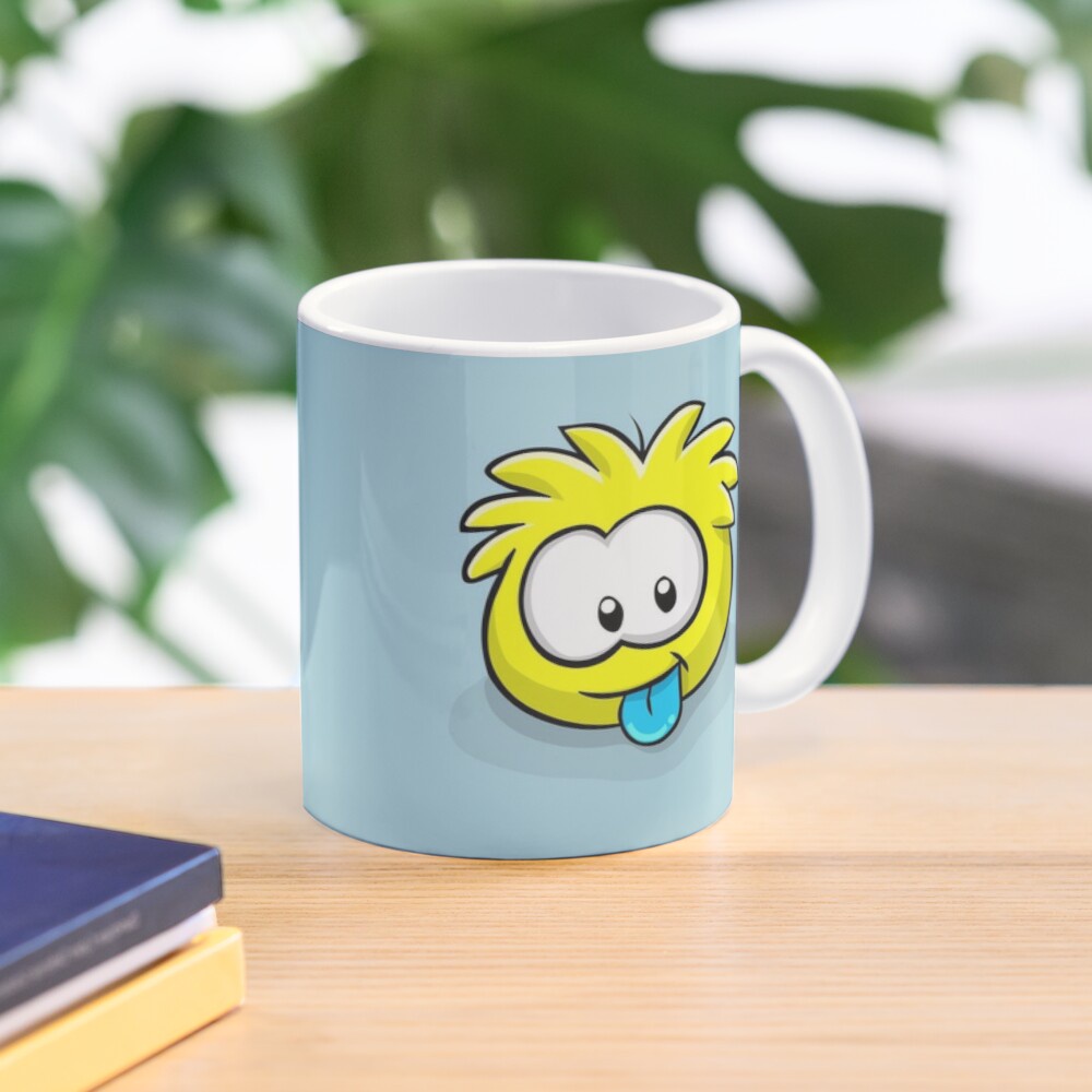 Mug Cartoon Club Penguin Yellow Puffle