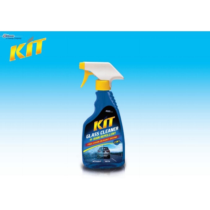 PEMBERSIH KACA MOBIL dan EFEK DAUN TALAS BAGIAN LUAR DALAM KIT AUTO GLASS CLEANER